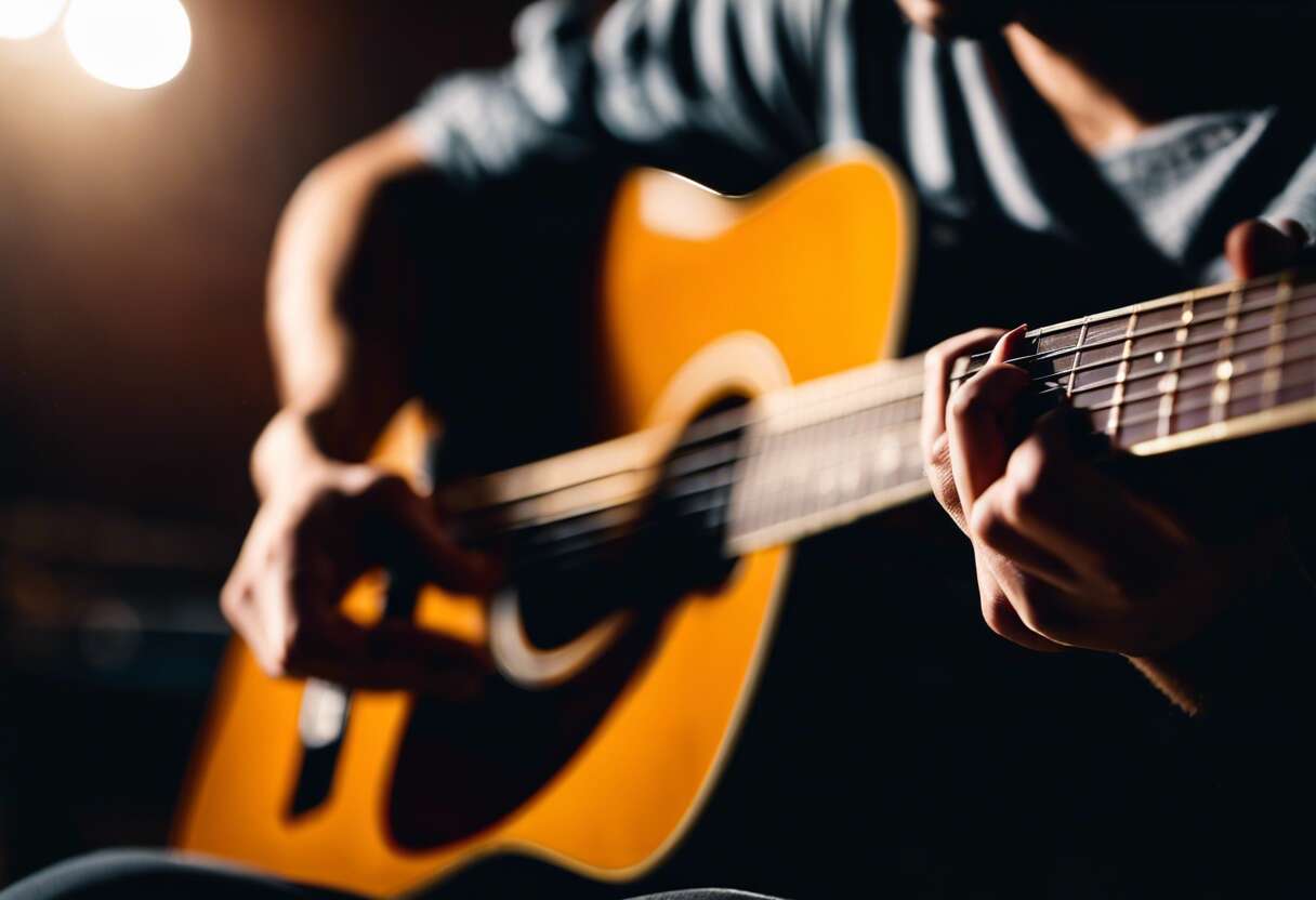 Premiers accords : à la conquête du manche de la guitare
