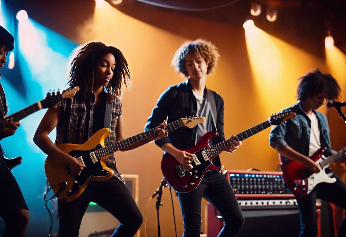 Modèles phares : comparatif des meilleures guitares électriques pour enfants