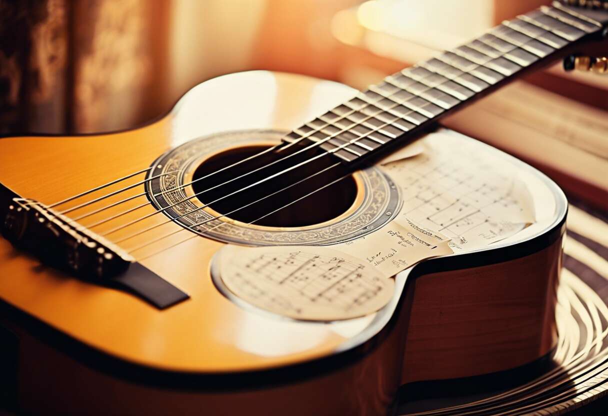 L'émergence de la guitare folk dans la musique populaire