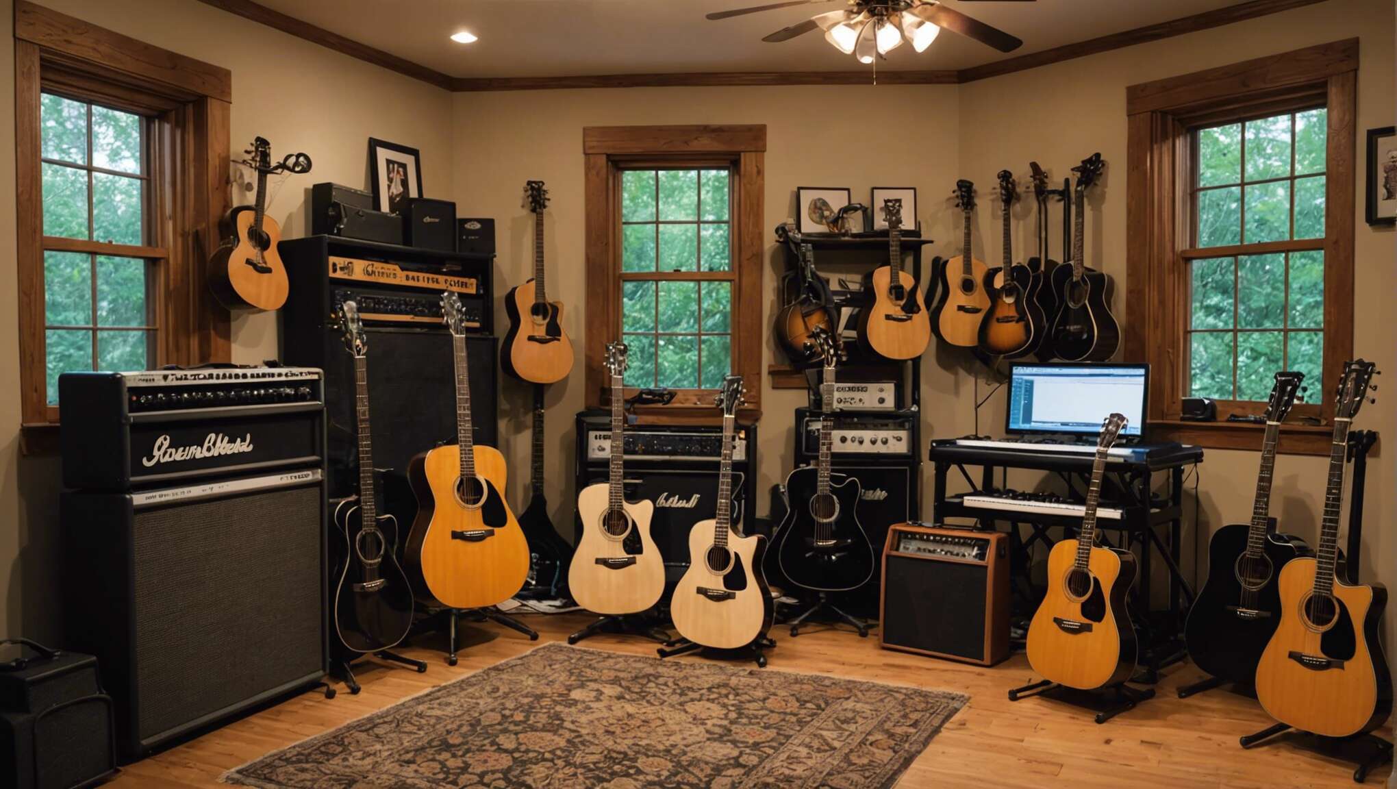 Les meilleures options de stands pour votre collection de guitares