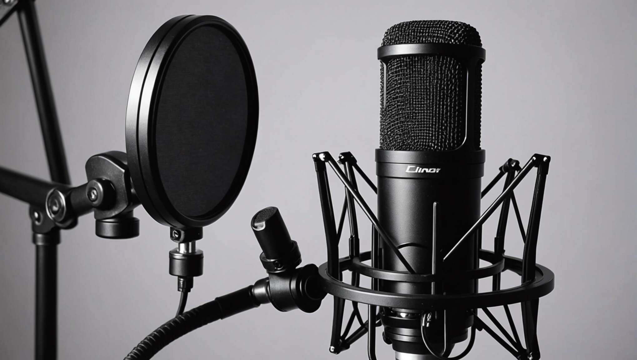 Accessoires essentiels : filtre anti-pop et suspension élastique