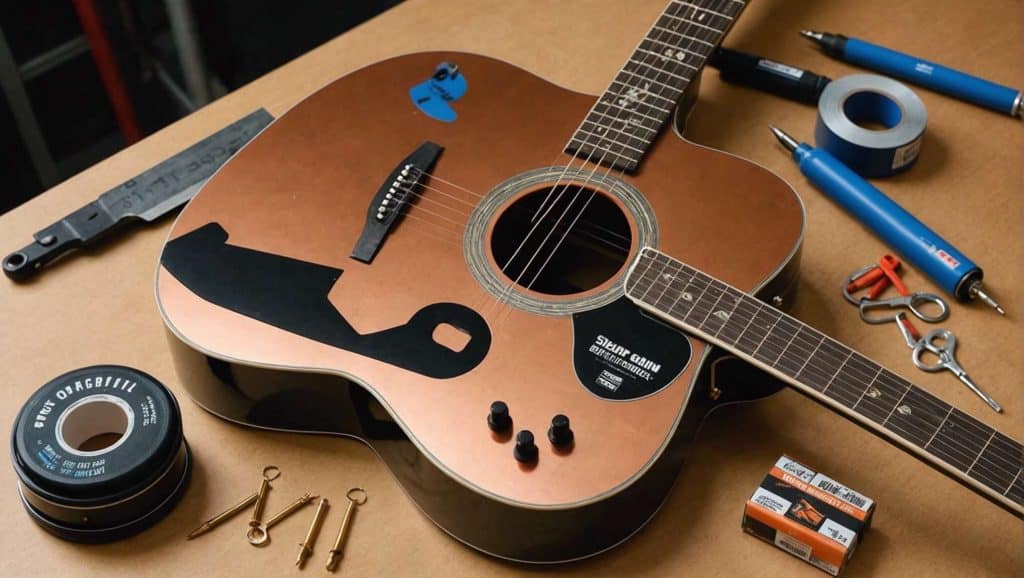 Installation de blindage anti-interférences dans votre guitare