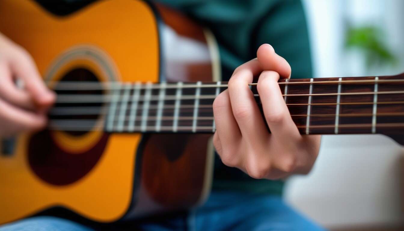 Premiers pas : apprendre les accords majeurs et mineurs ouverts