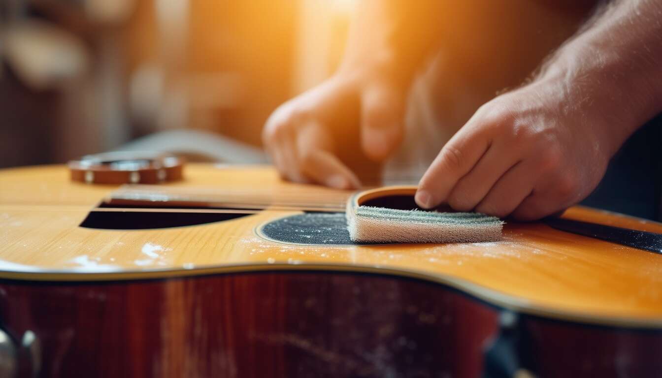 L'importance d'un nettoyage régulier pour votre guitare