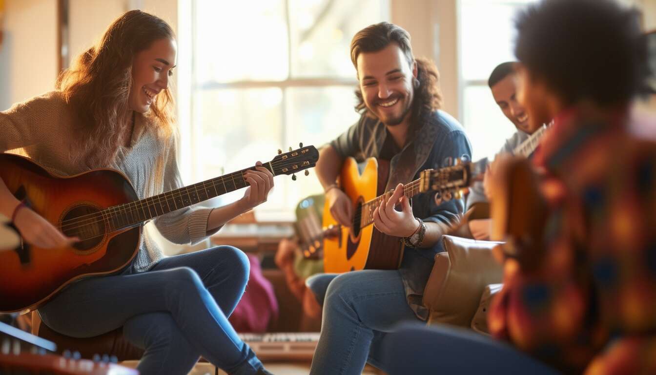 Maîtriser sa guitare : techniques et astuces pour le jeu en groupe
