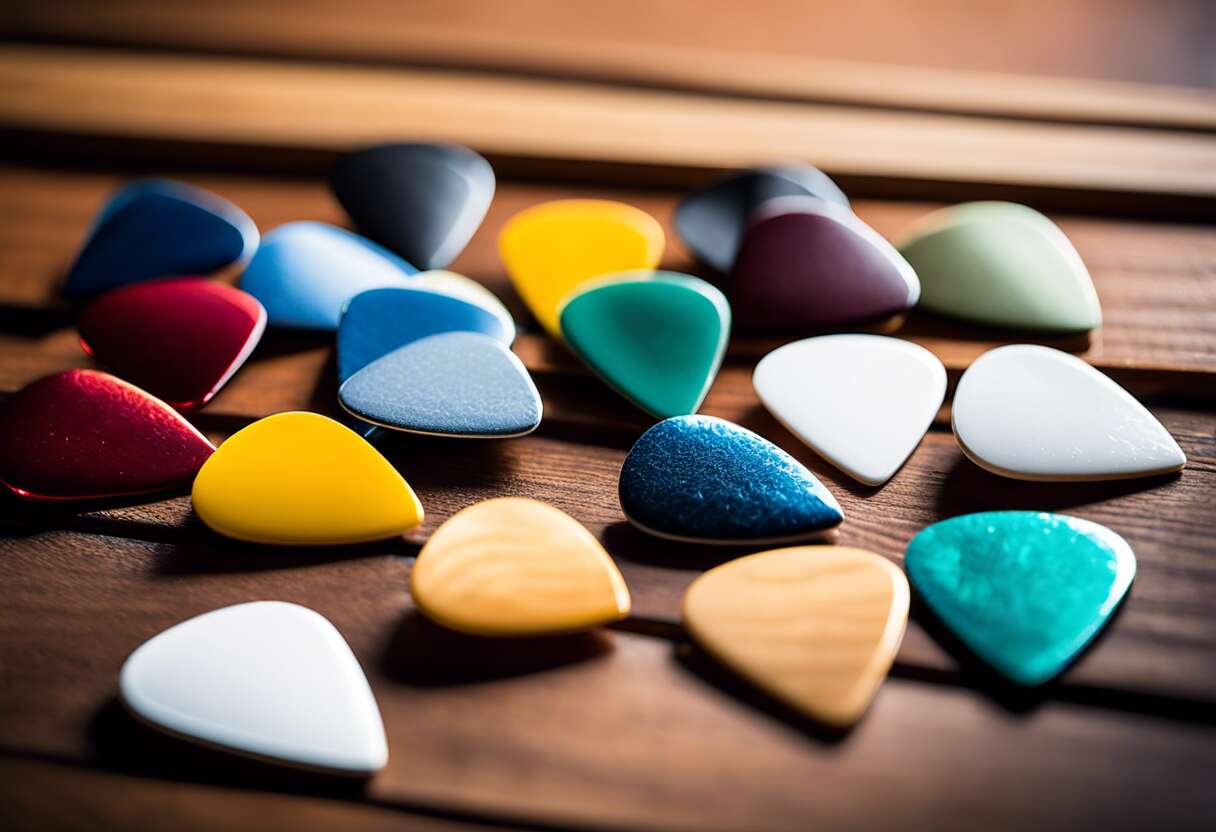 Comment la forme et la taille du médiator affectent le son