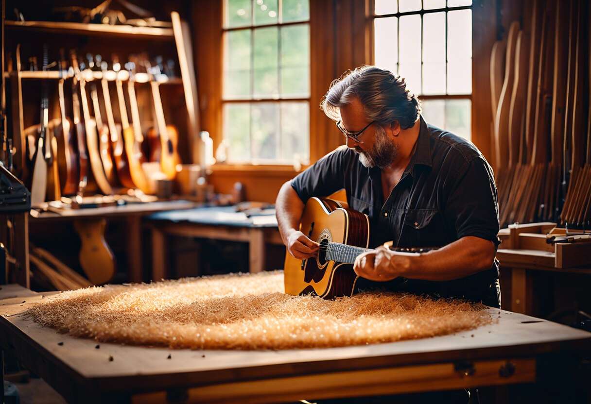 Guitares d&rsquo;exception : focus sur les créateurs artisanaux de guitares 12 cordes