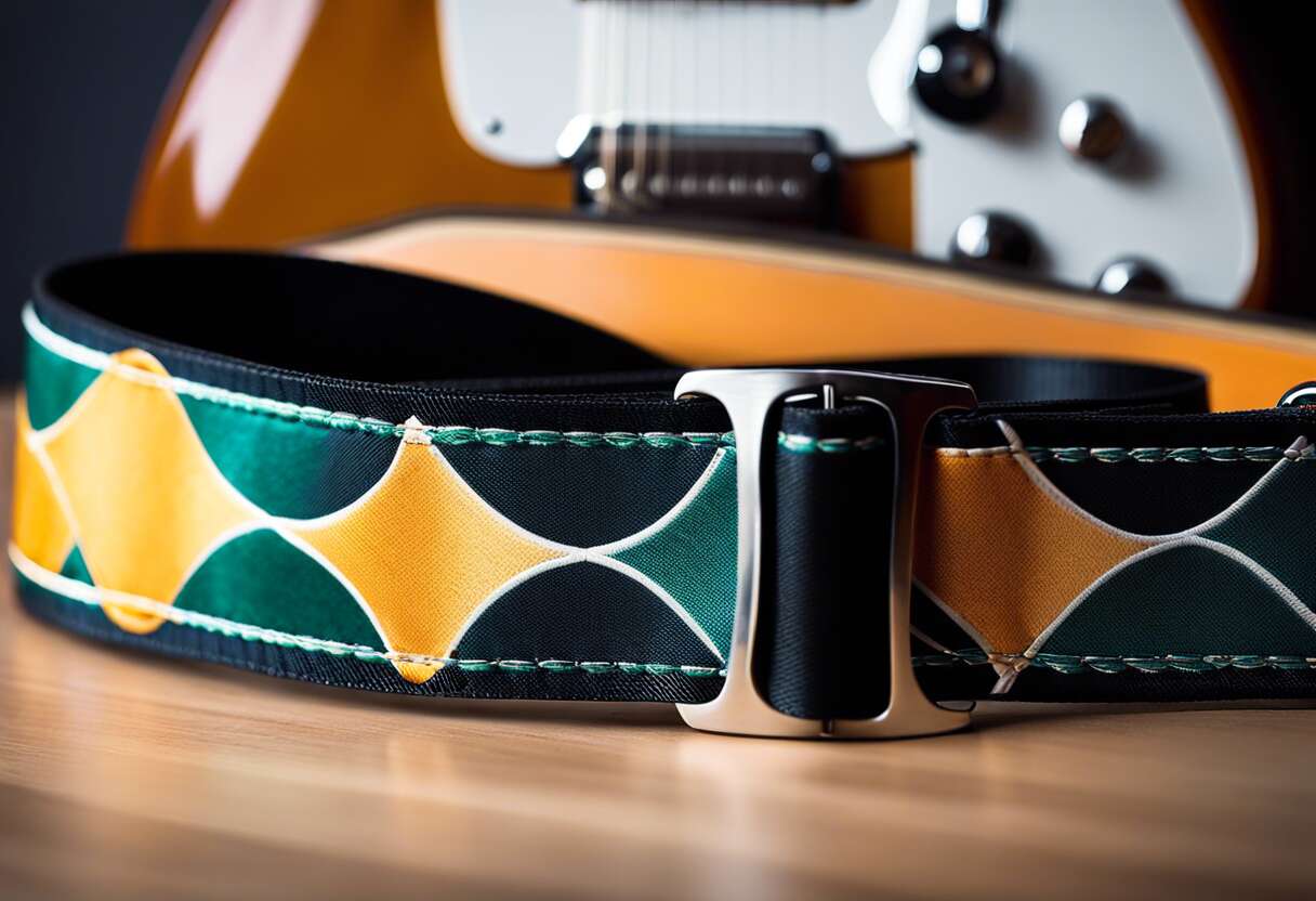 Choisir la bonne sangle pour sa guitare : critères et conseils