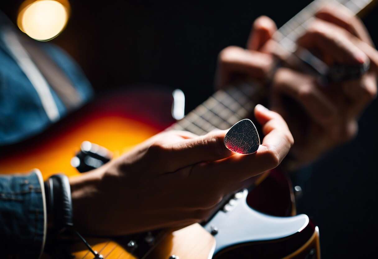 Les bases du grip de médiator