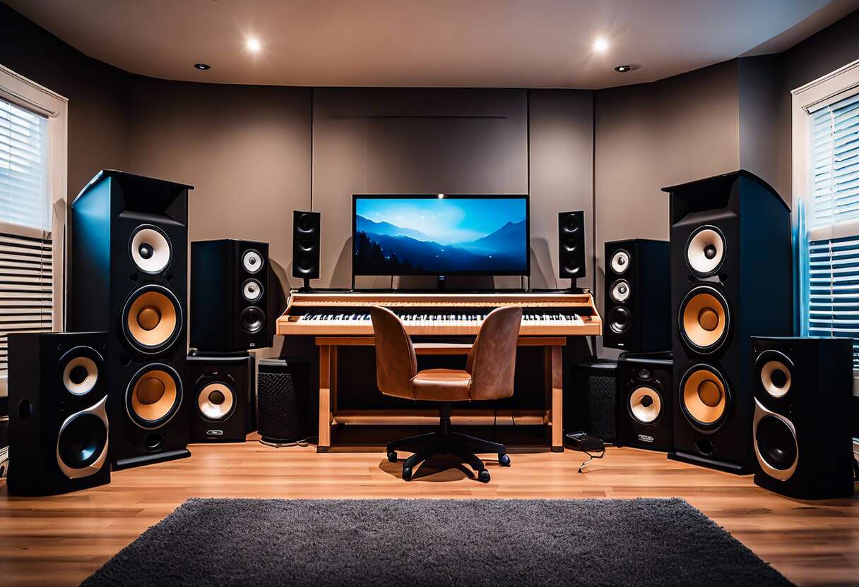 Placement optimal du matériel et des enceintes de monitoring