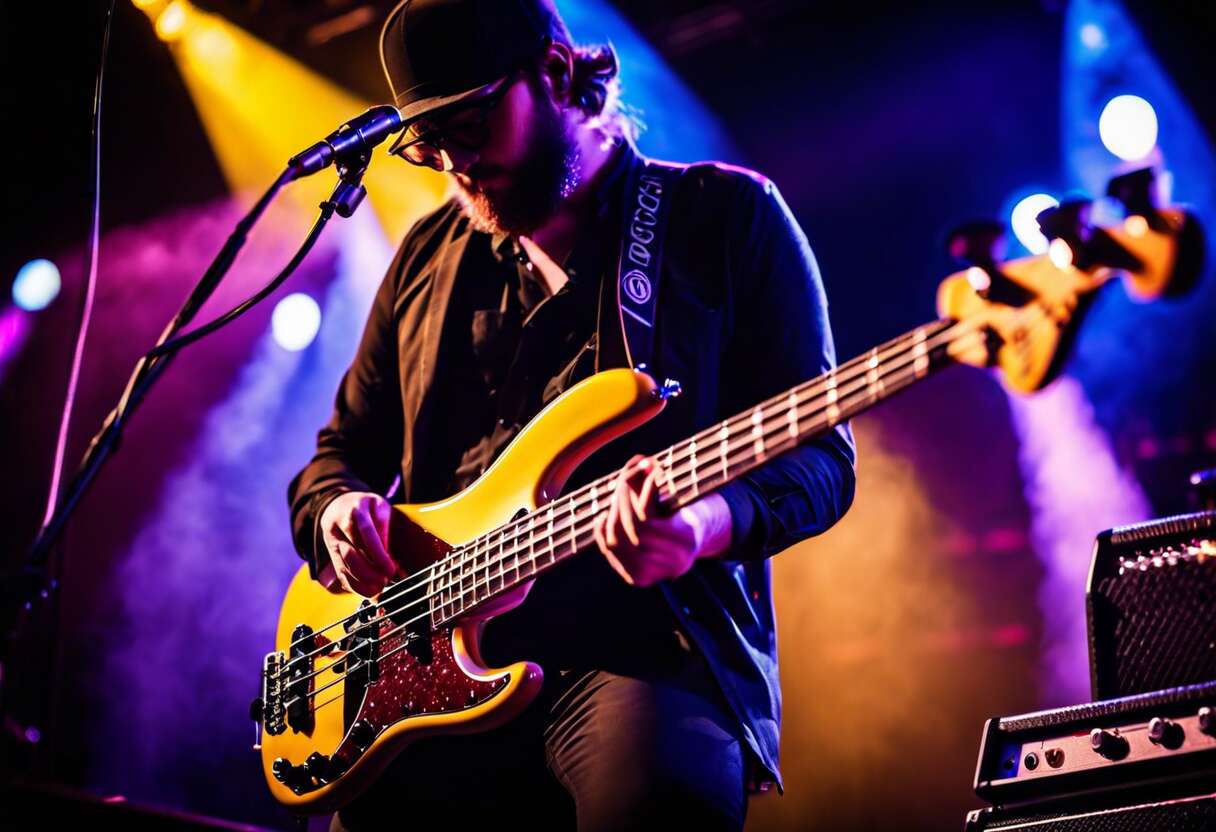 Sonorisation live pour bassistes : équipements et réglages optimaux