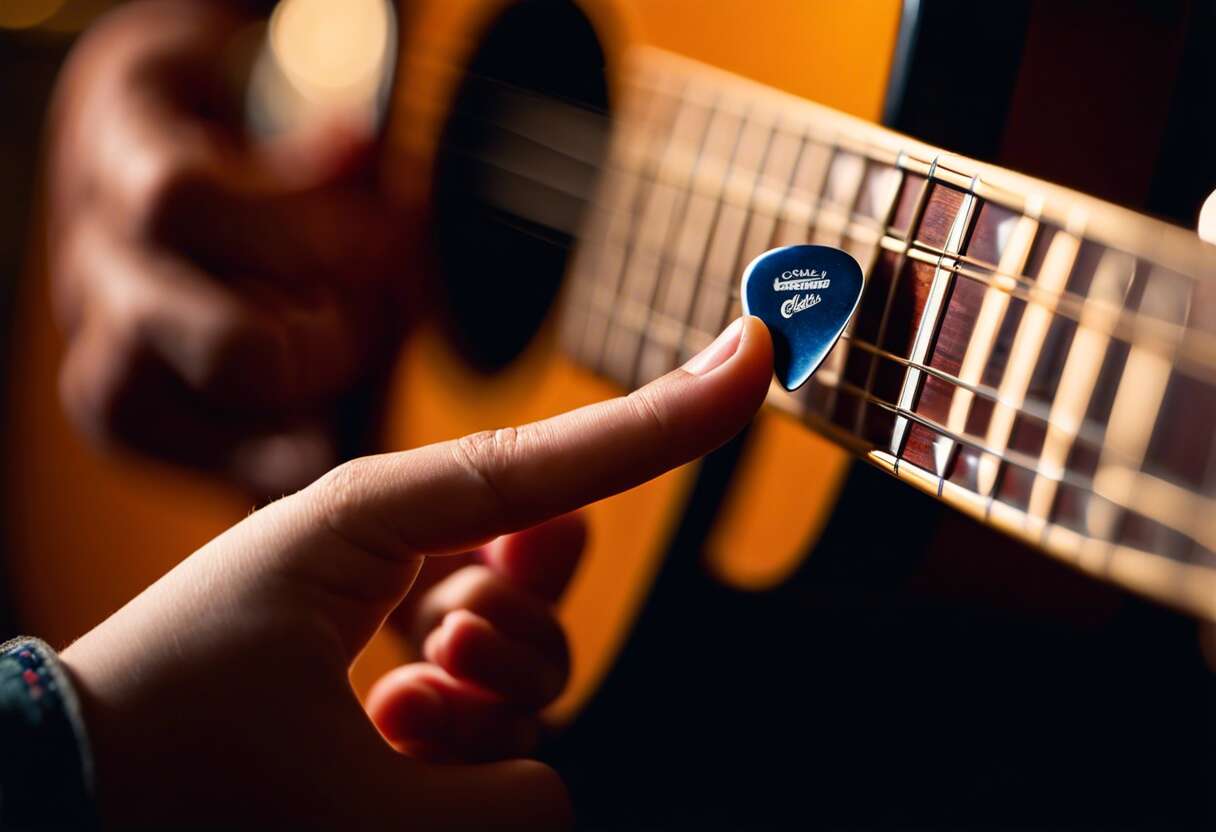 Méthodes correctes pour tenir un médiator chez les enfants