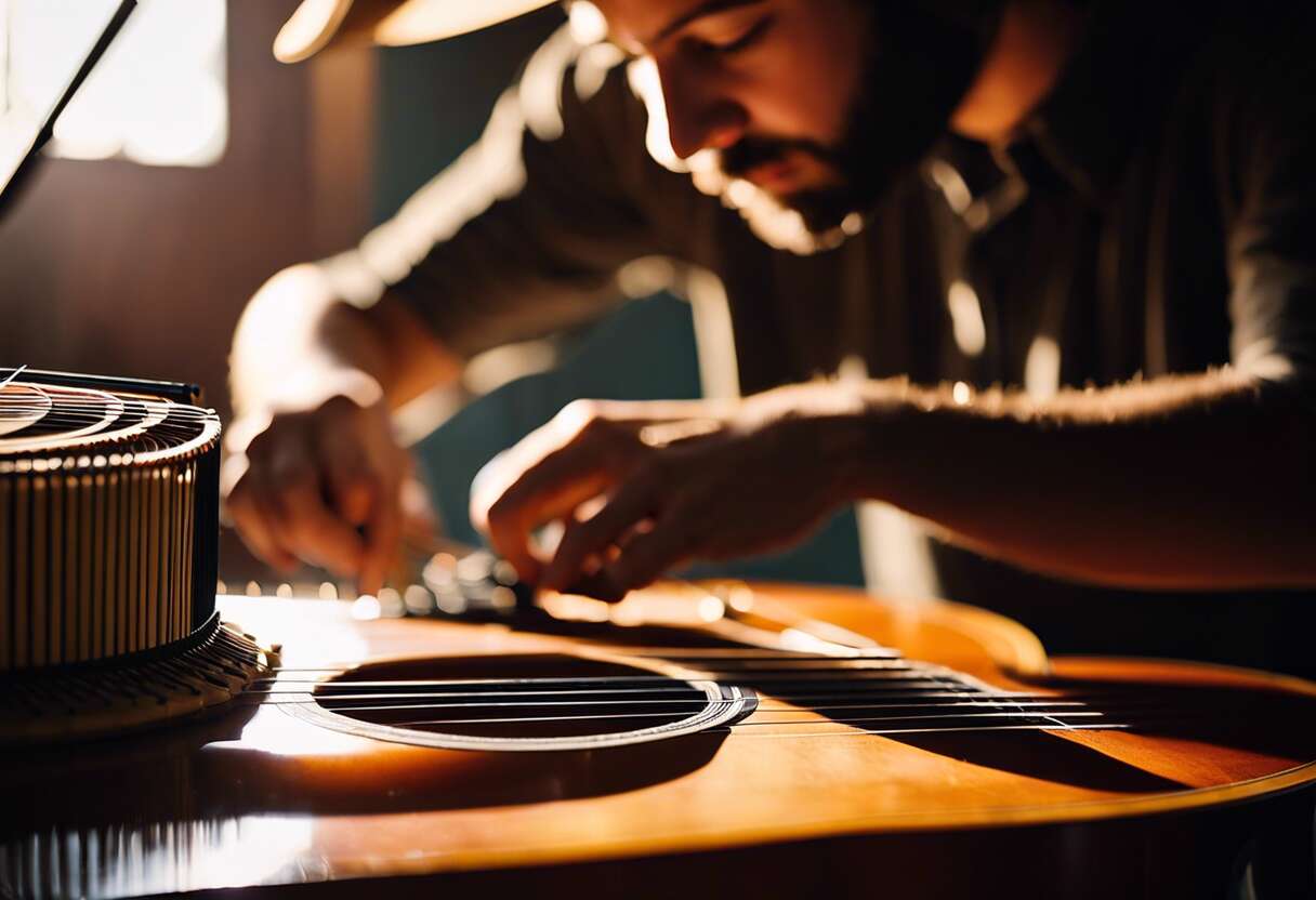 Procédure détaillée pour changer correctement les cordes