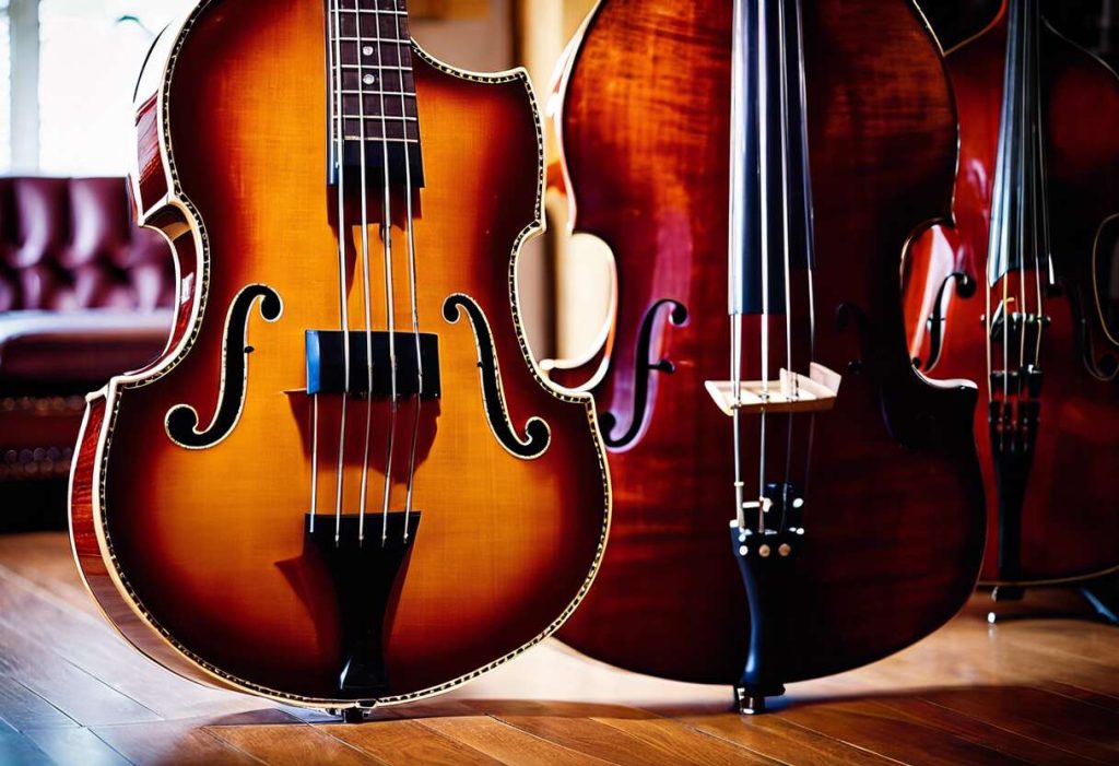 Différences entre la guitare basse et la contrebasse : guide du débutant