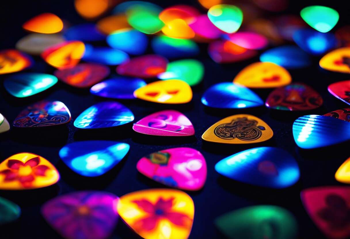 Les différents designs de médiators lumineux disponibles