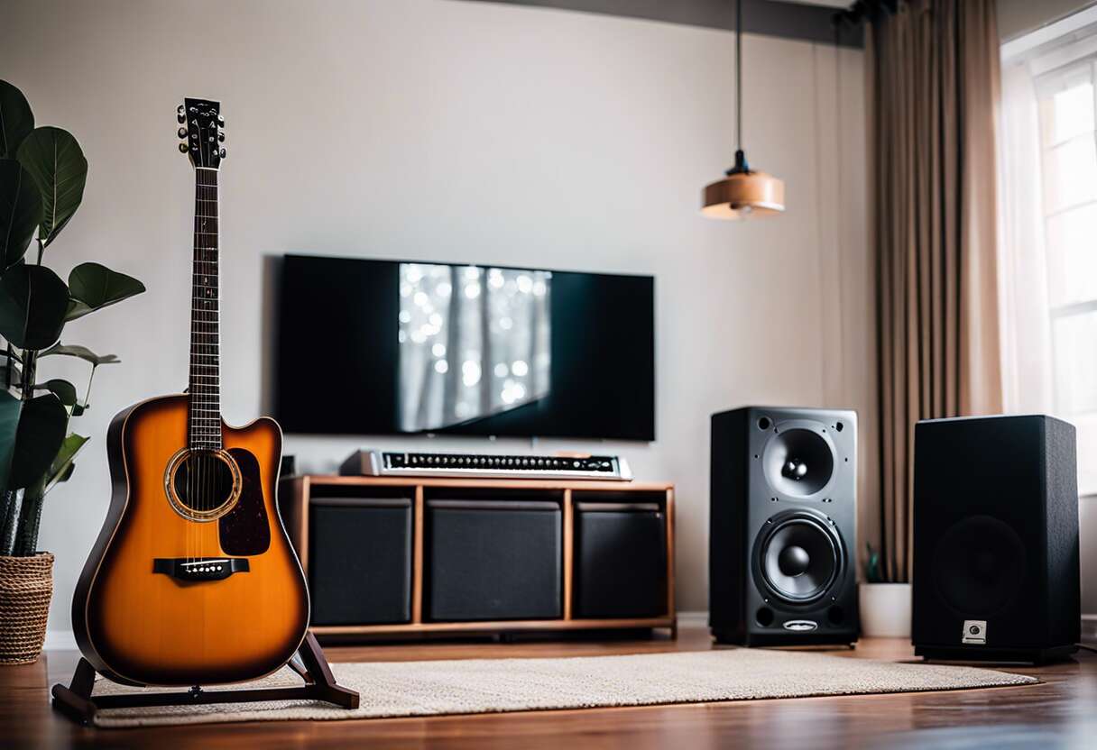 L'art du positionnement : matériel et enceintes dans votre home studio