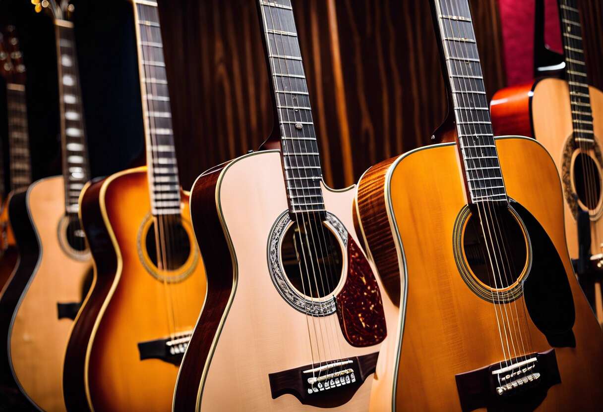 Sélection des meilleures guitares 12 cordes pour budgets variés