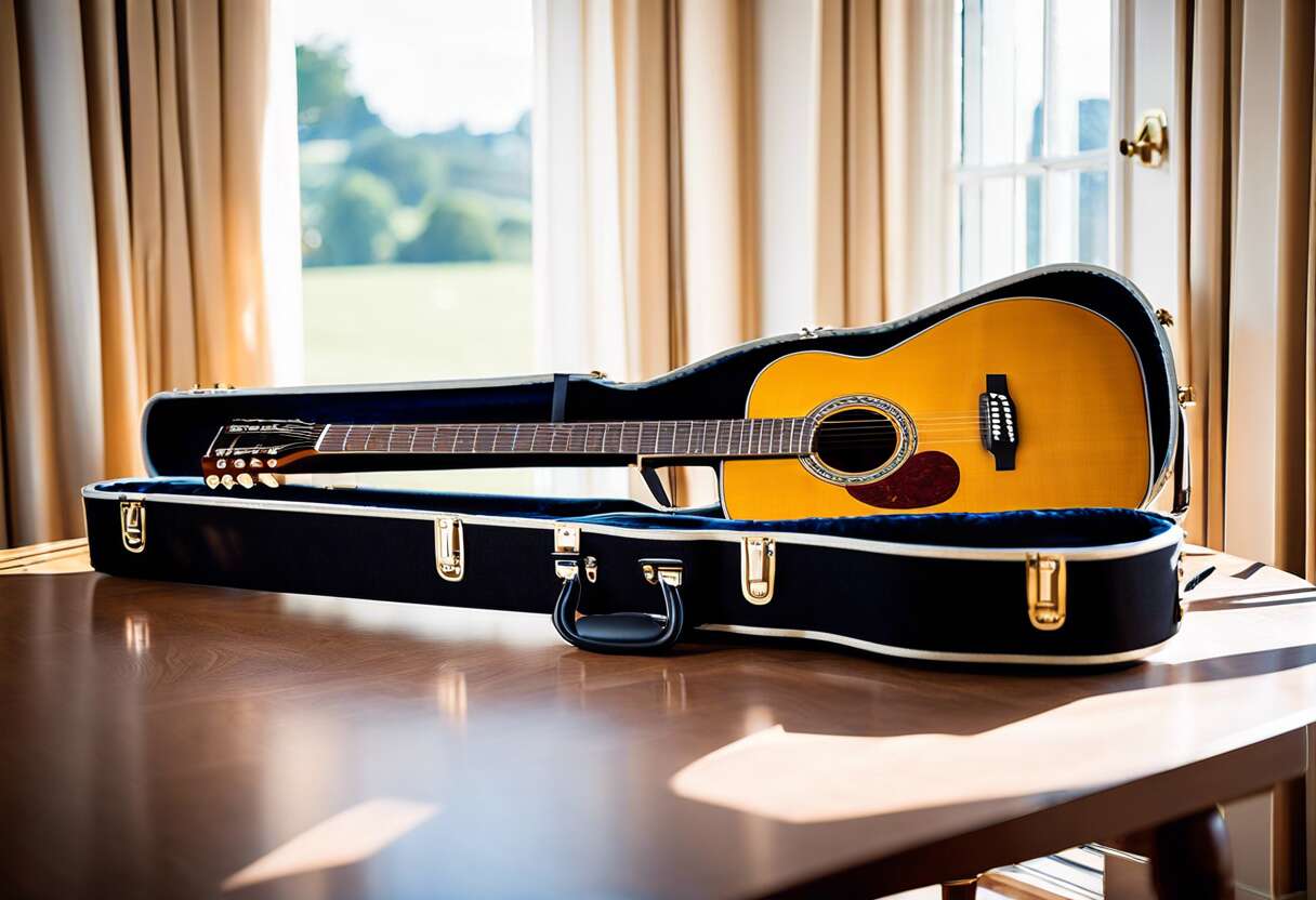 Transport sécurisé : choisir l'étui idéal pour votre guitare 12 cordes