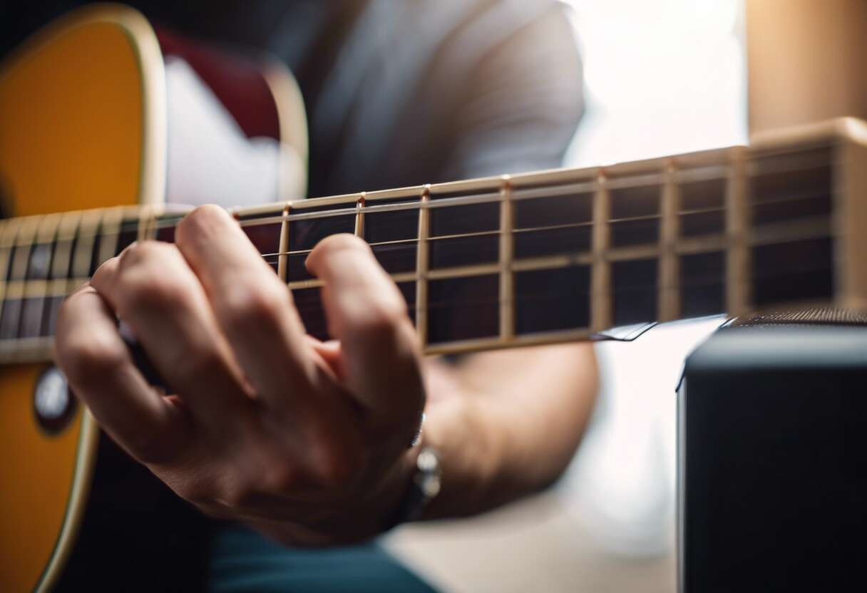 Exercices de dextérité sur le manche de la guitare pour débutants