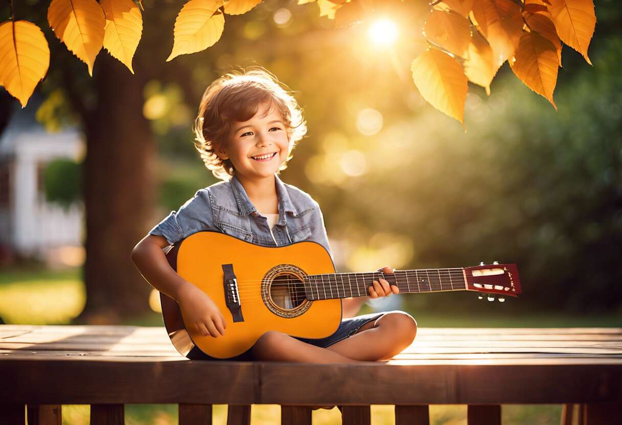 Critères essentiels pour sélectionner une guitare acoustique enfant