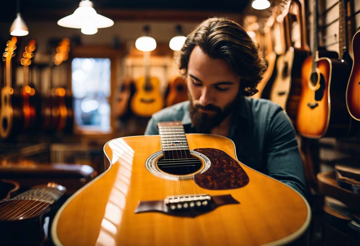 Choisir sa première guitare acoustique : conseils et astuces