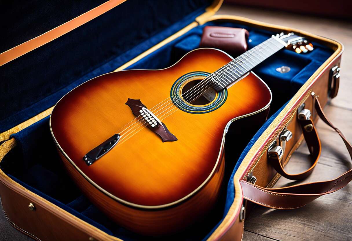 Choix d’un étui adapté : protéger votre guitare lors du transport