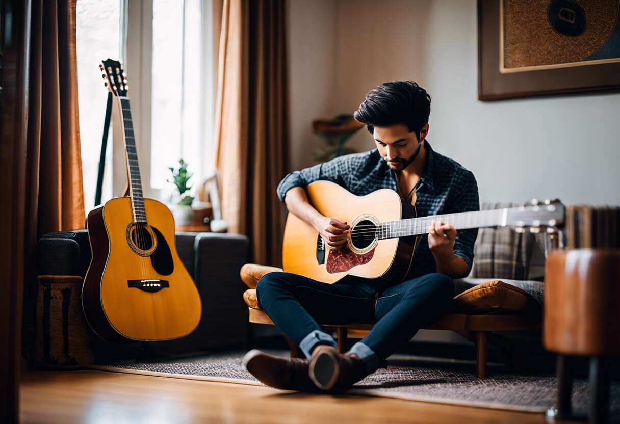 Différencier les types de guitares acoustiques : folk ou classique ?