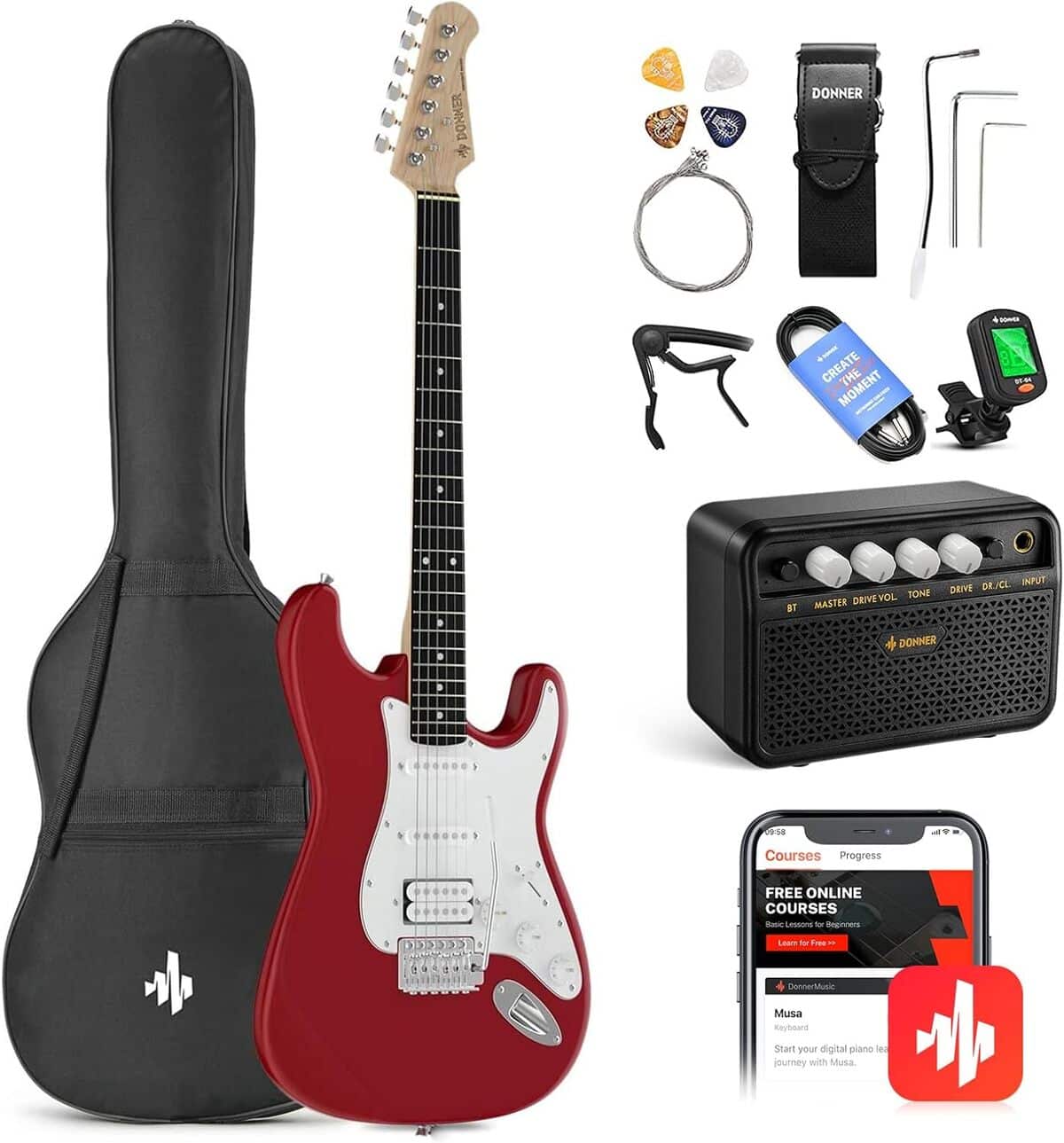 Kit Guitare Électrique Débutant : test Complet DST100