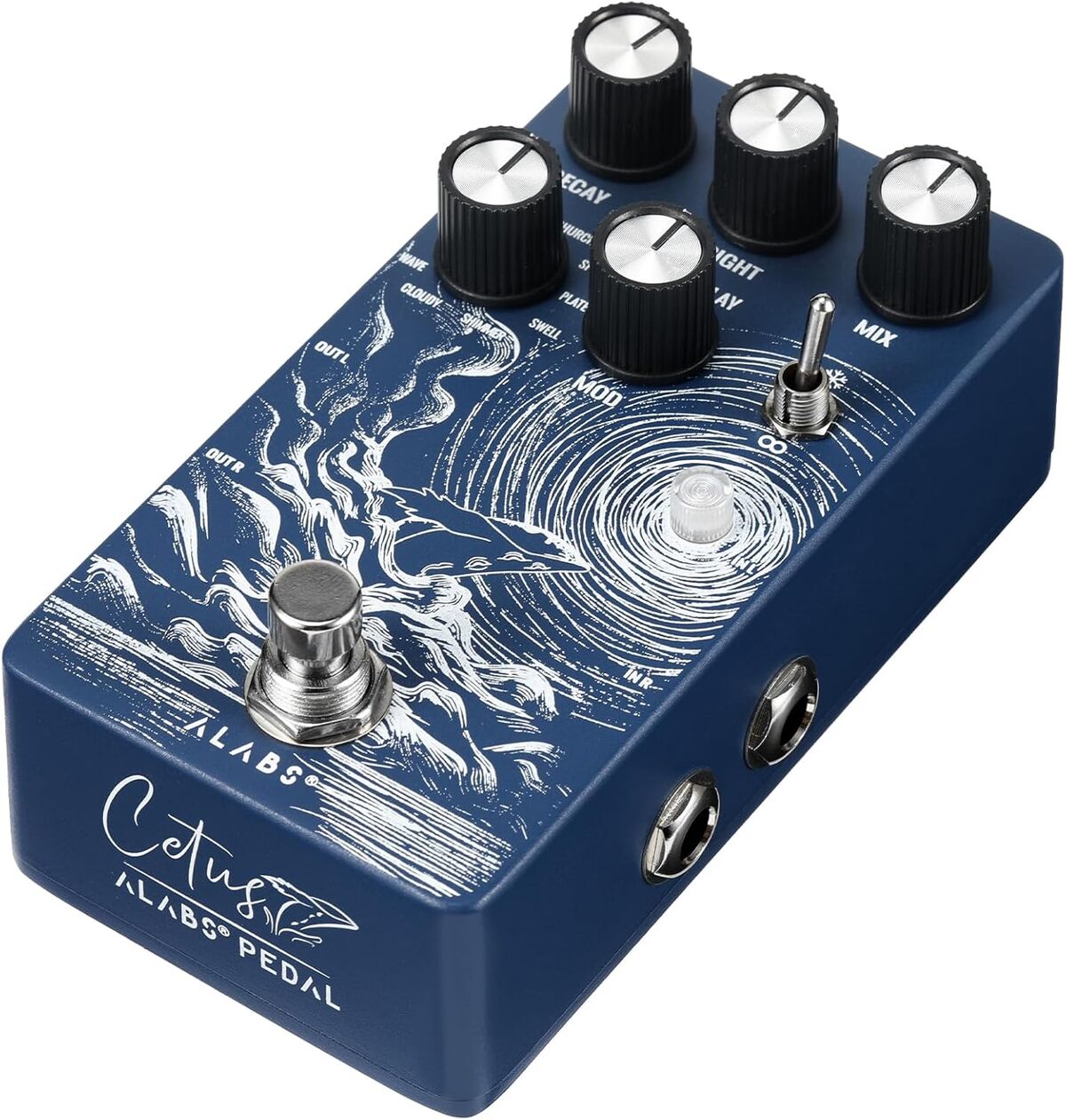Test ALABS CETUS : pédales de réverbération, 9 effets et modulation