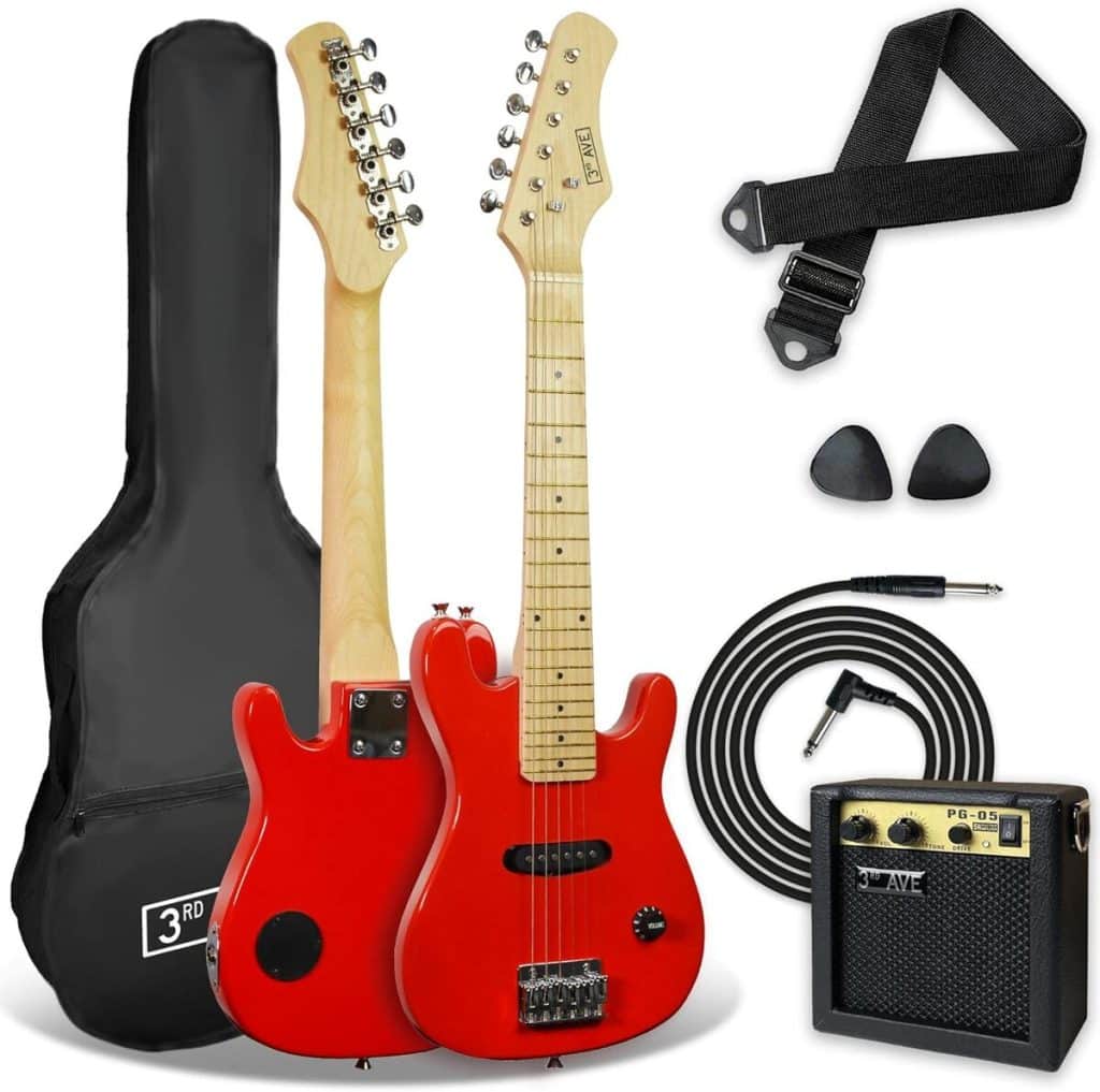 Test : guitare électrique junior 3rd Avenue – un pack complet pour débuter