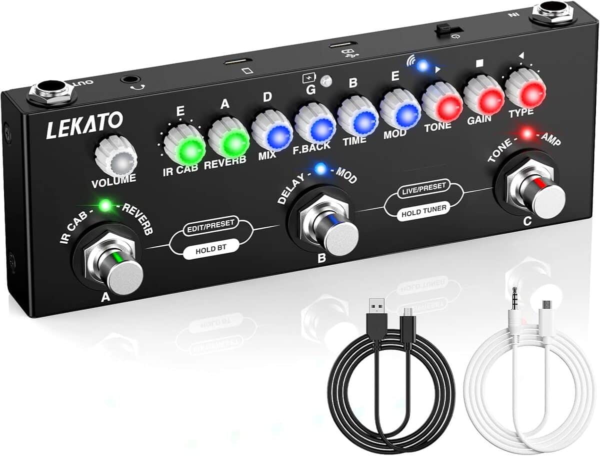 Test LEKATO : la pédale multi-effets qui électrise votre guitare !