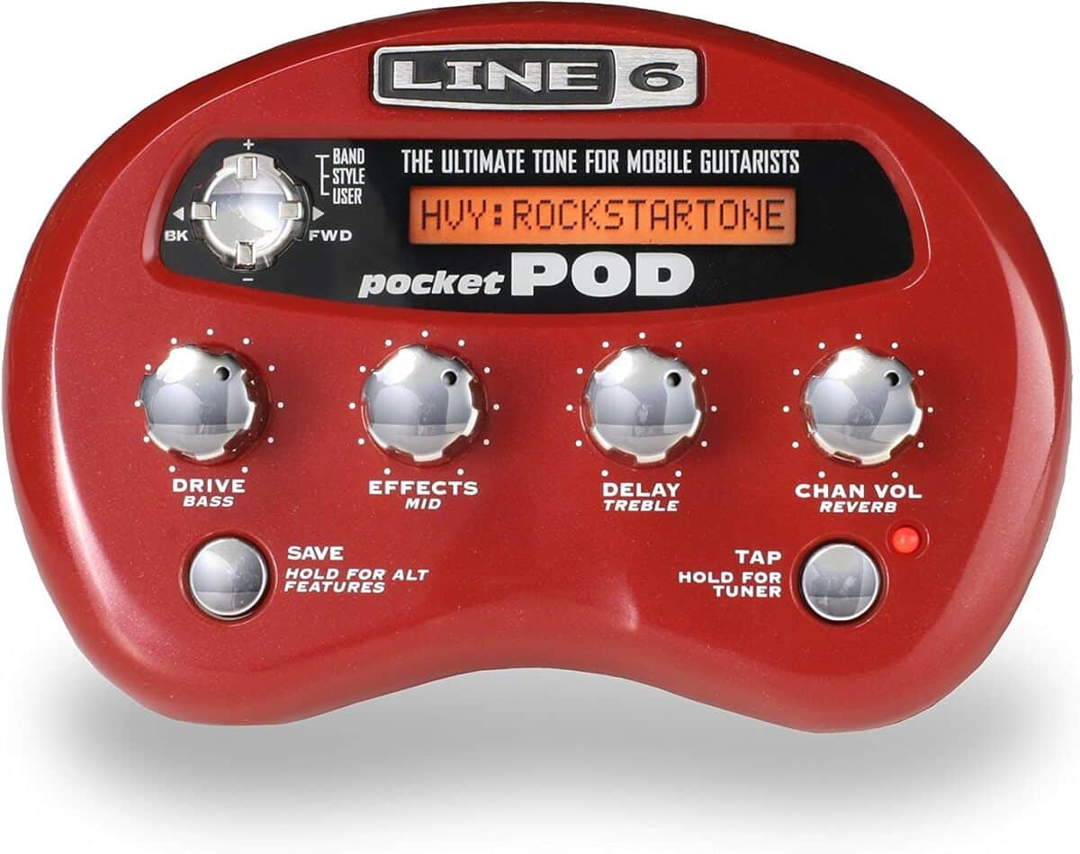 Test : line 6 Pocket Pod, multi effets guitare remarquables