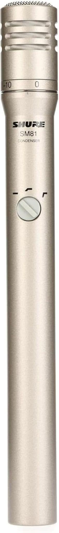 Test : microphone Shure Sm81-Lc, l'allié des musiciens