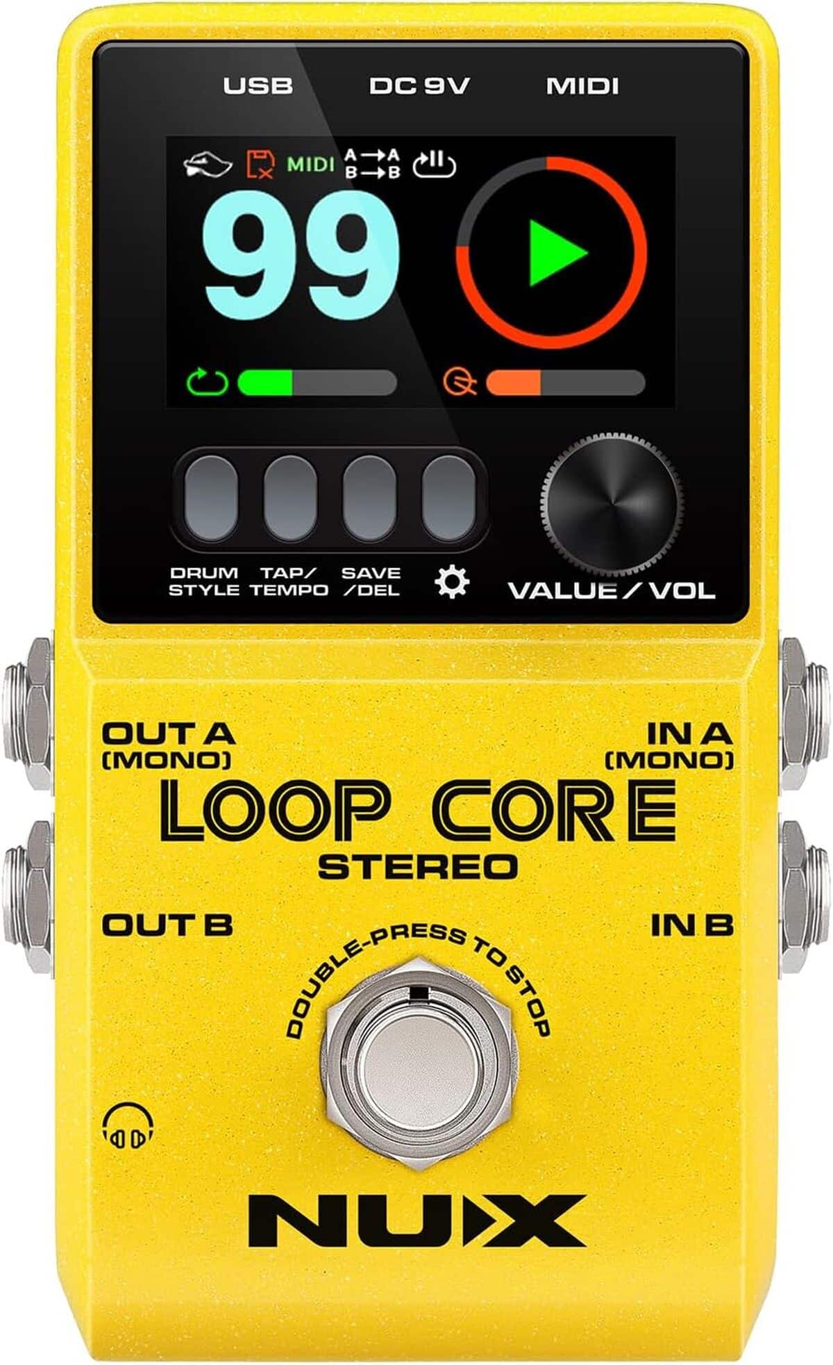 Test de la pédale Loop Core NU-X : l'écran couleur qui fait la différence
