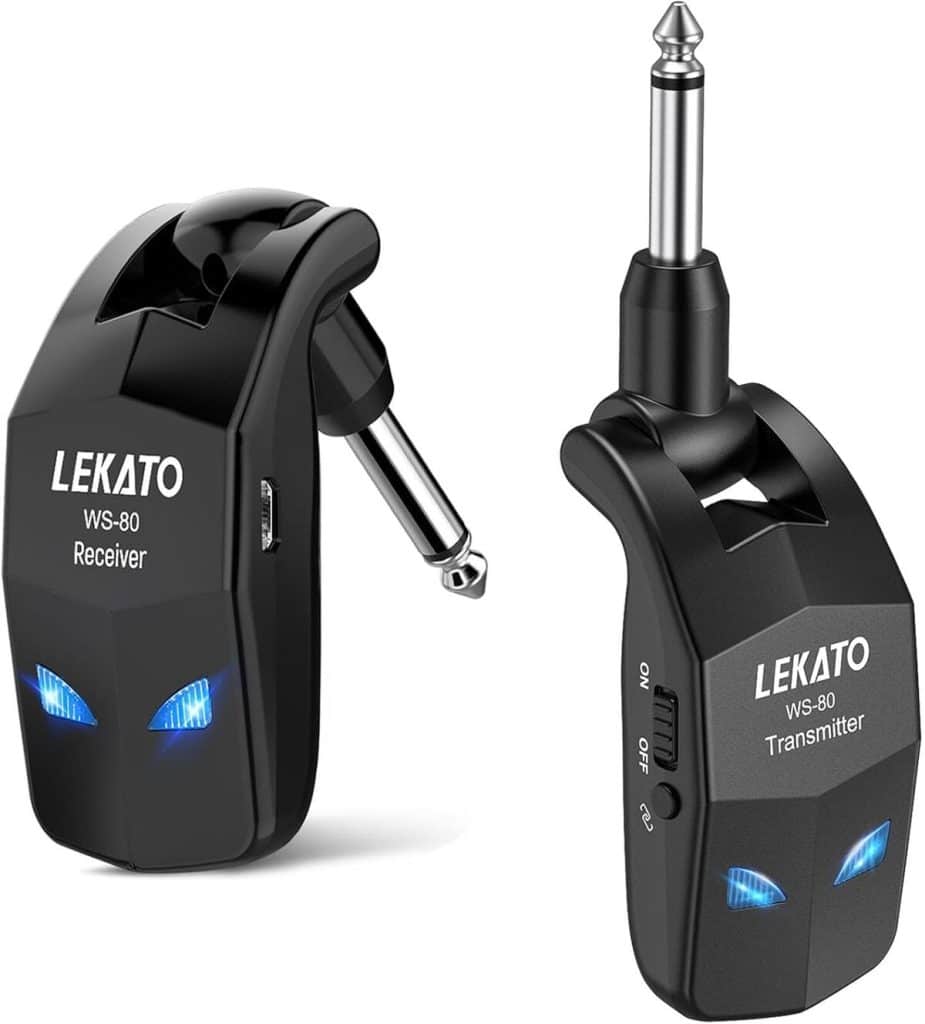 Test du système sans fil Lekato pour guitare et basse 2, 4 GHz