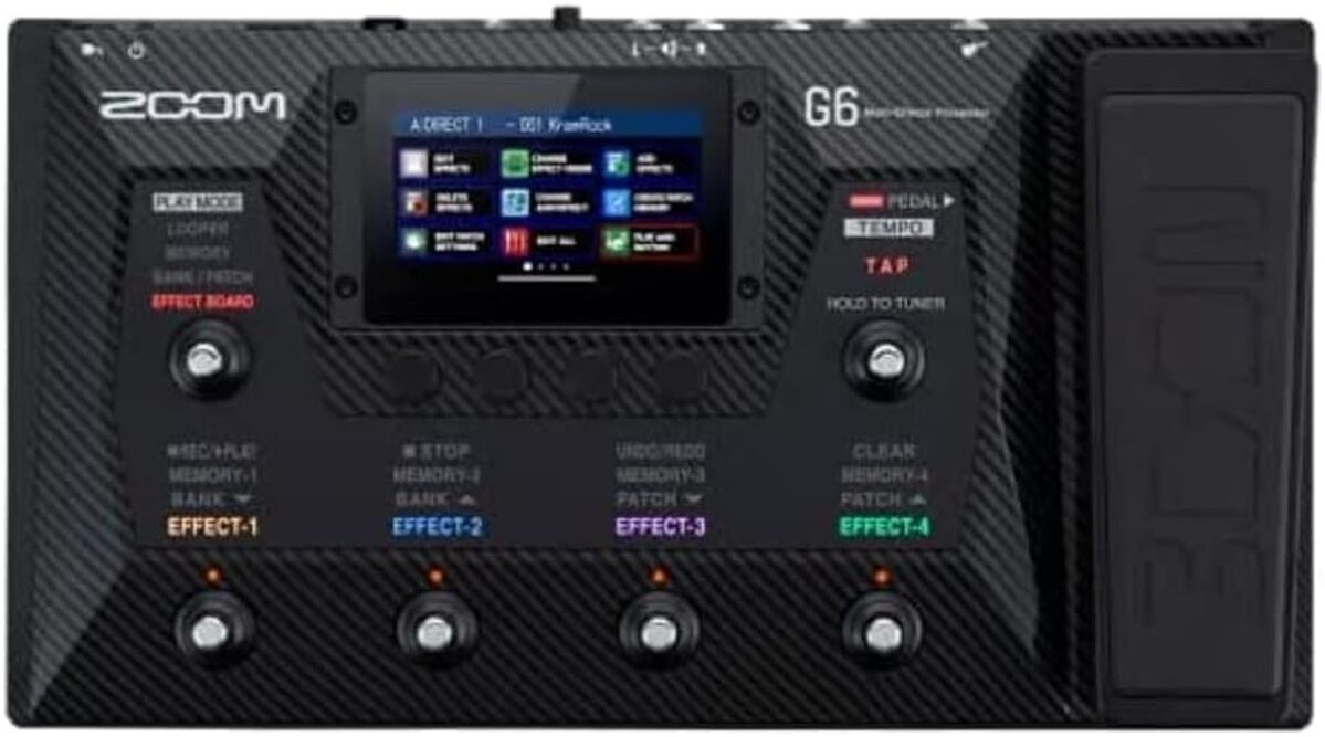 Test du Zoom G6 : le pédalier multieffets révolutionnaire