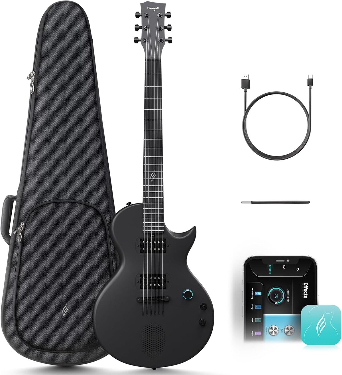 Test : guitare enya nova go sonic, innovation musicale