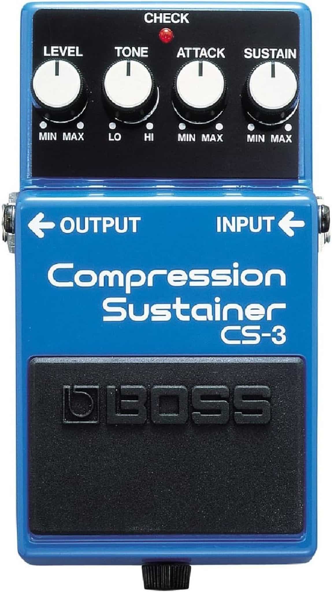 Test de la pédale BOSS CS-3 : compression et sustain au top