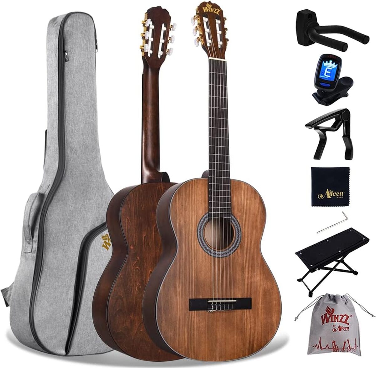 Test : guitare classique Winzz pour débutant 39 pouces