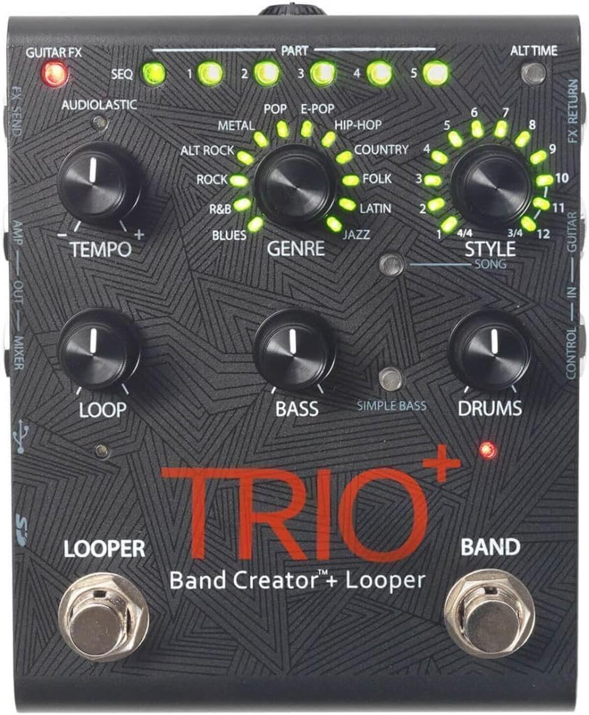 Test de la pédale DigiTech TRIO Plus