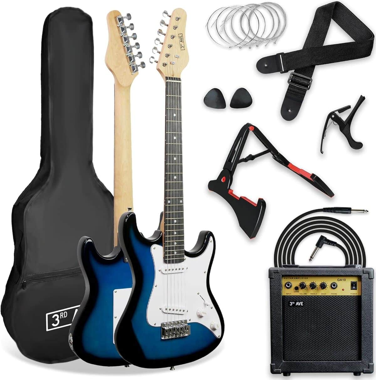 Test : guitare électrique 3rd Avenue XF pack ultime 3/4