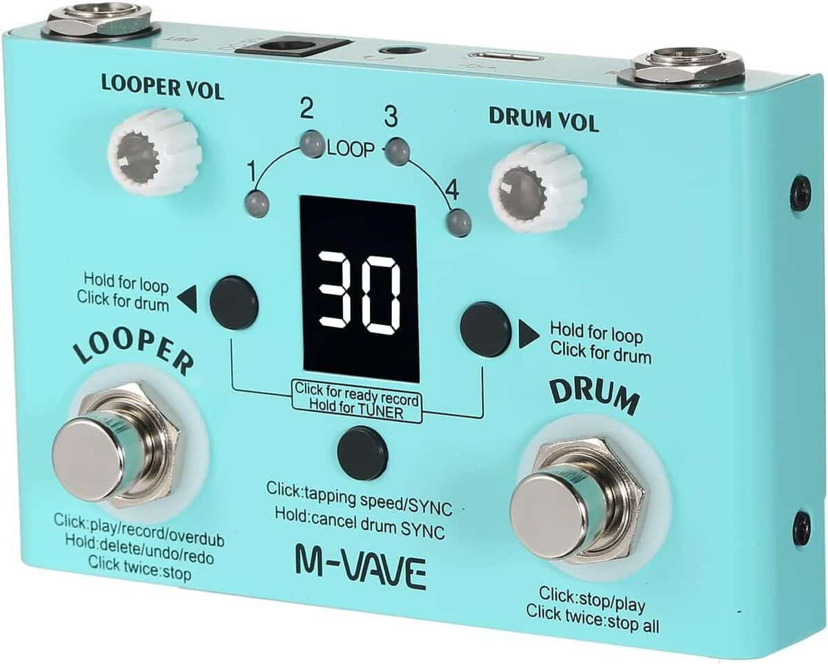 Test : pédale Siuke Lost Tempo, looper et drum machine en un