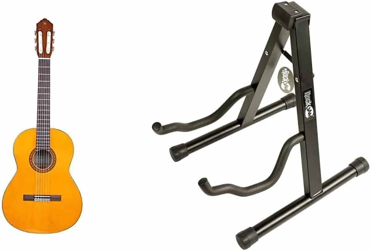 Test de la guitare Yamaha CS40II et support RockJam