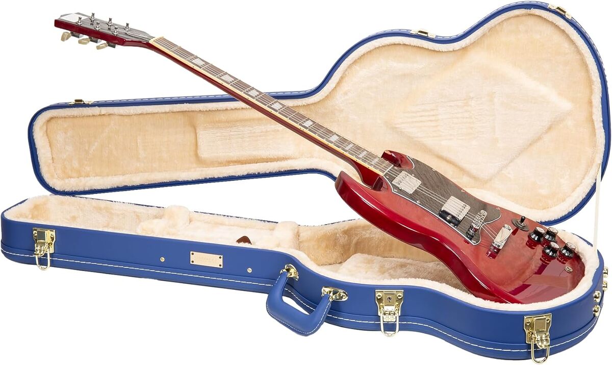 Test de la mallette Crossrock CRW520SGVB pour guitare SG
