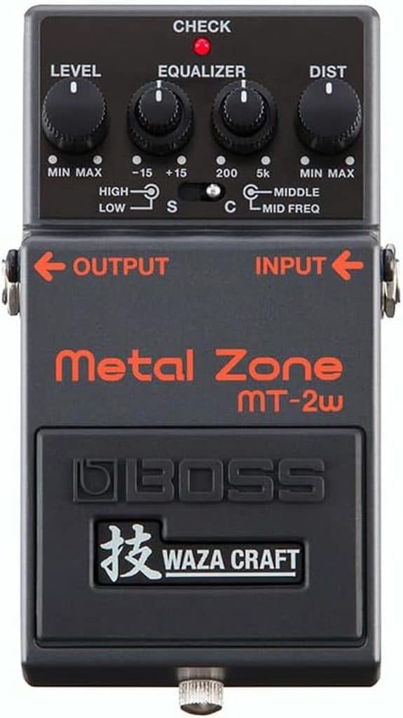 Test de la pédale Metal Zone Waza Craft MT-2W BOSS : polyvalence et puissance audio