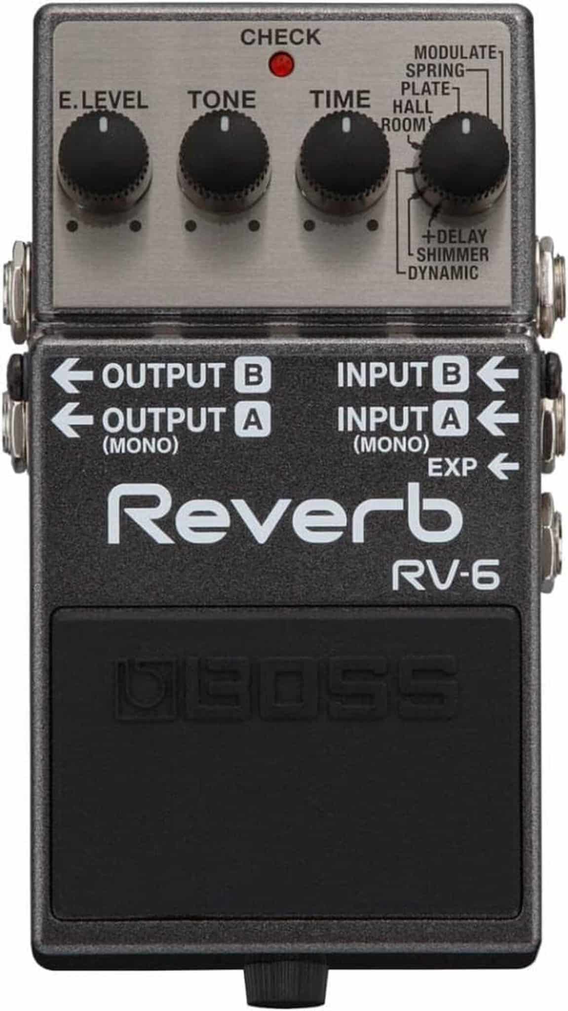 Test de la pédale Reverb RV-6 BOSS : performance et contrôle intuitif