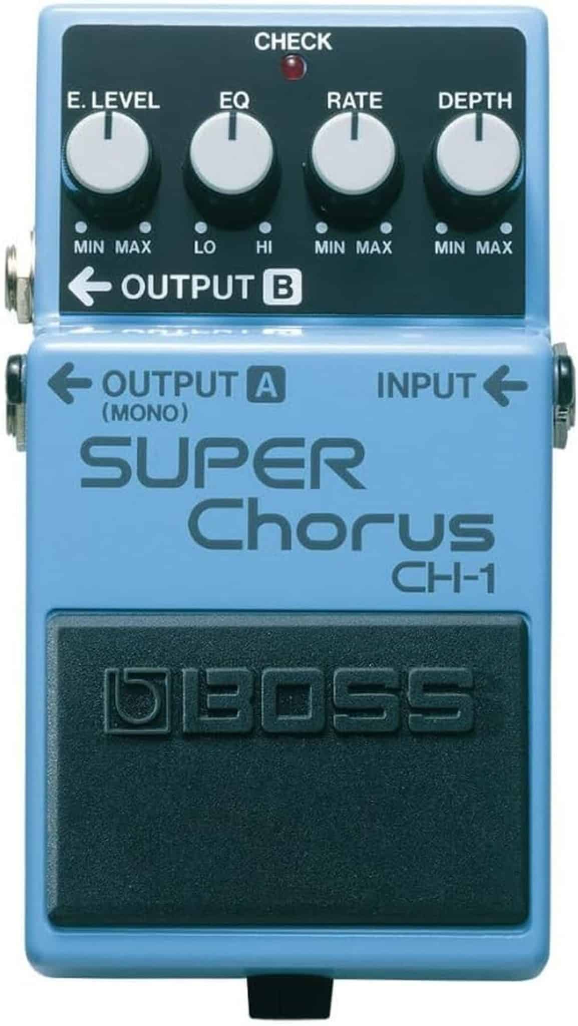 Test de la pédale Super Chorus CH-1 BOSS : un son stéréo unique