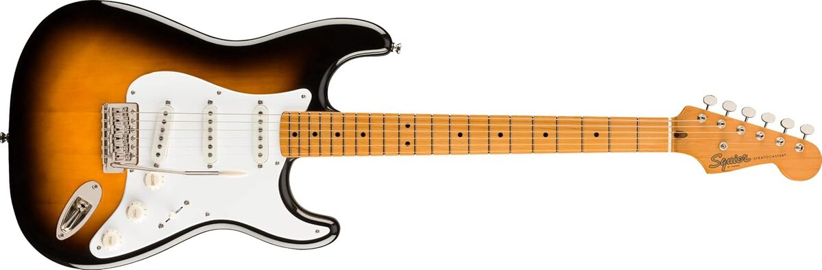 Test de la squier by fender classic vibe 50s stratocaster : la guitare électrique vintage à découvrir
