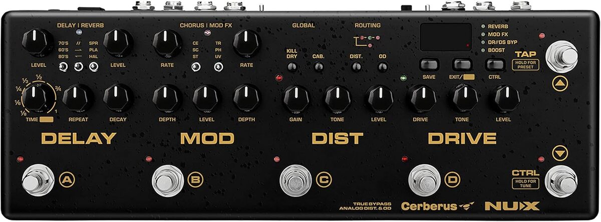 Test du NUX Cerberus : multi-effet guitare complet et polyvalent