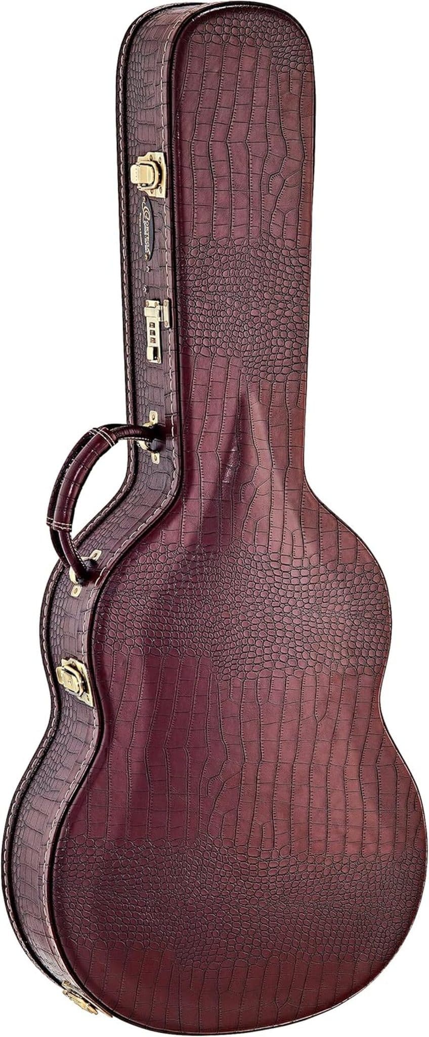 Test : etui Ortega Guitars Pro Brown Croco pour guitare classique